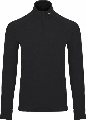 Kjus Mens Trace Midlayer Half Zip Black 52 Sveter