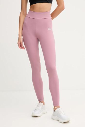 Tréningové legíny EA7 Emporio Armani čierna farba, jednofarebné, AF12625.7W000232