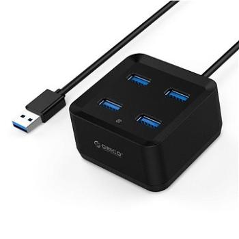 Orico USB-A Hub 4xUSB 3.0 Ultra mini Black (DH4U-U3-V1-10-BK-BP)