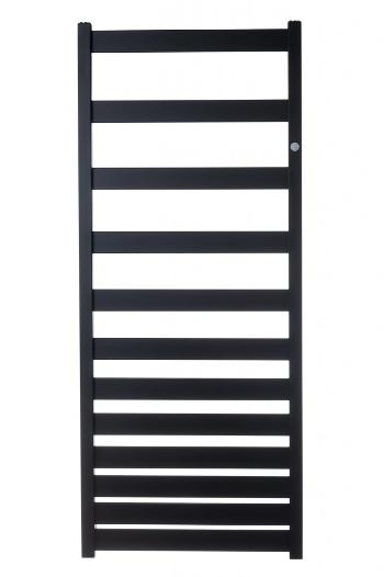Instalprojekt - Kúpeľňový radiátor Belt - Pripojenie radiátora - Spodná pripojenie, Radiátory - Farebné prevedenie HL - Čierna, Rozmer radiátora HL - 600 × 1573 mm, výkon 667 W RADBEL601631