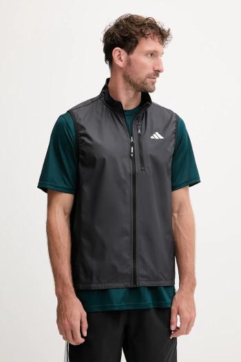 Športová vesta adidas Performance Own The Run čierna farba, prechodná, IN1493