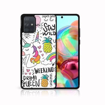 MY ART Silikónový kryt Samsung Galaxy A71 UNICORN (063)