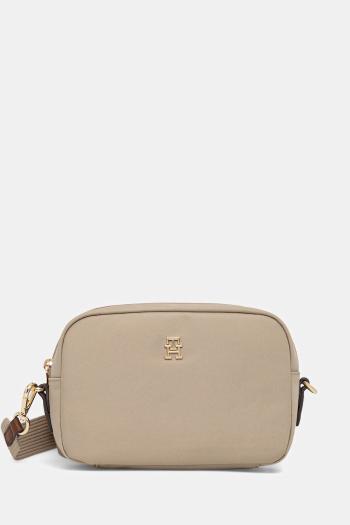 Kabelka Tommy Hilfiger béžová farba, AW0AW17704