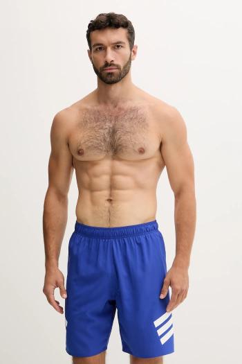 Plavkové šortky adidas Icon 3-Stripe modrá farba, JX5021