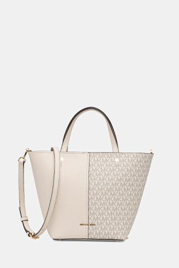 Kabelka MICHAEL Michael Kors FLORA béžová farba, 30T5GFFT2B