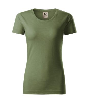 MALFINI Dámske tričko Native - Khaki | XS