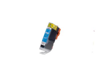 Kompatibilná atramentová náplň 0621B001, CLI8C, 14ml listov pre tlačiarne Canon (BULK), azurová