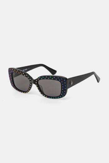 Slnečné okuliare Kurt Geiger London SHOREDITCH dámske, čierna farba, 4040369679