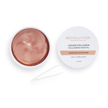 Revolution Skincare Upokojujúce vankúšiky pod oči Rose Gold Vegan Collagen (Soothing Eye Patches) 60 ks