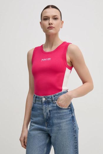 Vesta Red Bull Racing x Pepe Jeans KNIT LOGO TANK ružová farba, RL700002
