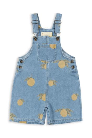 Detské bavlnené nohavice na traky Konges Sløjd MAGOT OVERALLS GOTS KS102442