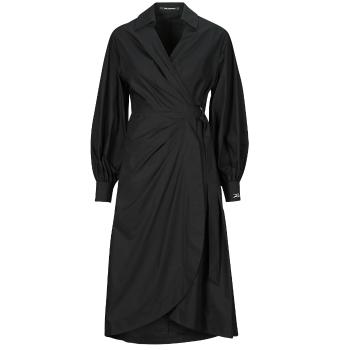 Karl Lagerfeld  WRAP SHIRT DRESS  Dlhé šaty Čierna