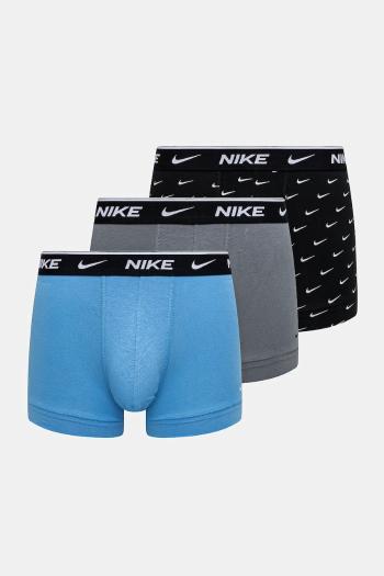 Boxerky Nike (3-pak) pánske, šedá farba
