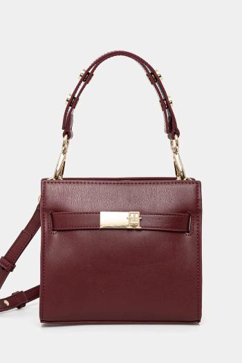 Kabelka Tommy Hilfiger bordová farba, AW0AW16896