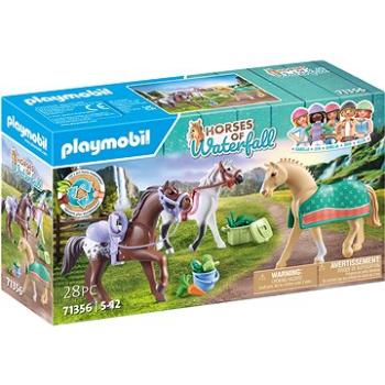 Playmobil 71356 3 kone: Morgan, Quarter Horse a Shagya Arabian (4008789713568)