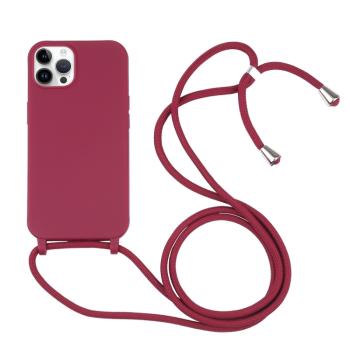 ROPE Kryt so šnúrkou Apple iPhone 14 Pro bordový