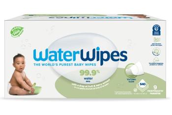 9x WATERWIPES Obrúsky vlhčené bez obsahu plastov Soapberry 60 ks (540 ks)