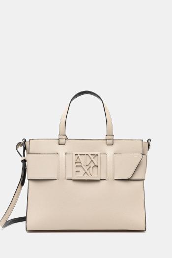 Kabelka Armani Exchange béžová farba, 942689 0A874