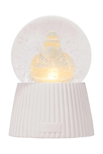 Led dekoratívna guľa Sirius Santa biela farba