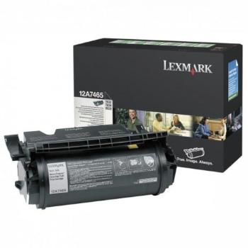 Lexmark 12A7465 čierny (black) originálny toner