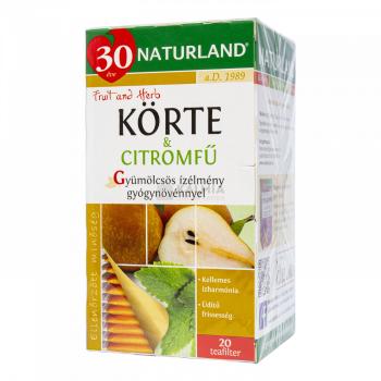 Naturland Körte-citromfű gyümölcstea filteres 20 x 2 g