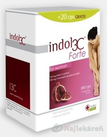 INDOL3C Forte for woman, cps 100+20 gratis (120 ks)