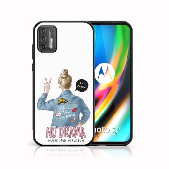 MY ART Silikónový kryt Motorola Moto G9 Plus NO DRAMA (138)