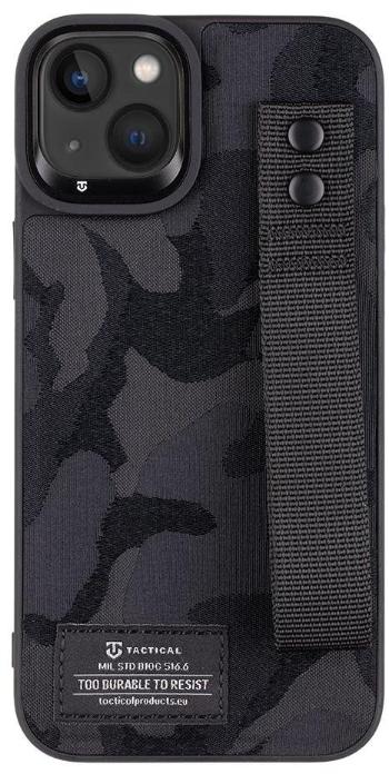 Telefon tok Tactical Camo Troop Drag Strap Kryt pro Apple iPhone 14 Plus Black