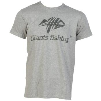 Giants Fishing Tričko pánské šedé Camo Logo - vel. M,Giants Fishing Tričko pánské šedé Camo Logo - vel. M