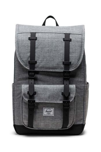 Ruksak Herschel  Little America™ Mid šedá farba, veľký, vzorovaný