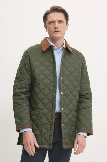 Bunda Barbour 30th Anniversary Liddesdale Quilted Jacket pánska, zelená farba, prechodná, MQU1816