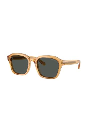 Slnečné okuliare Emporio Armani pánske, žltá farba, 0EA4245U