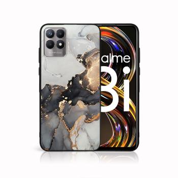 MY ART Silikónový obal Realme 8i GREY MARBLE (140)