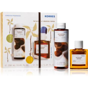 Korres Mountain Pepper darčeková sada unisex s parfumáciou