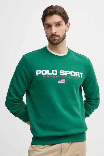 Mikina Polo Ralph Lauren pánska, biela farba, s potlačou, 710835770