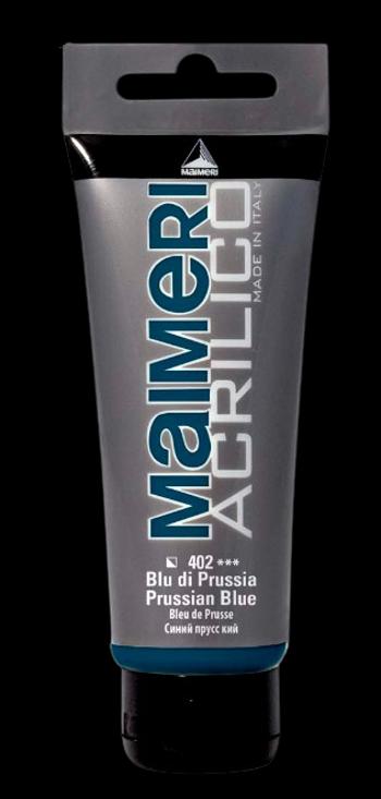 MAIMERI ACRILICO - Akrylové farby 402 - prussian blue, 0,075 L