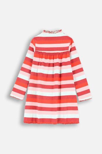 Dievčenské bavlnené šaty Coccodrillo biela farba, mini, áčkový strih, RODEO GIRL KIDS