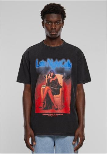 Mr. Tee Late Night Calls Acid Heavy Oversize Tee black - XS