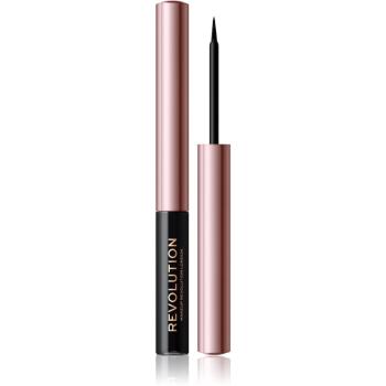 Makeup Revolution Super Flick tekuté linky na oči odtieň Black 2,4 ml