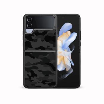 MY ART Ochranný kryt pre Samsung Galaxy Z Flip4 5G BLACK CAMO (234)