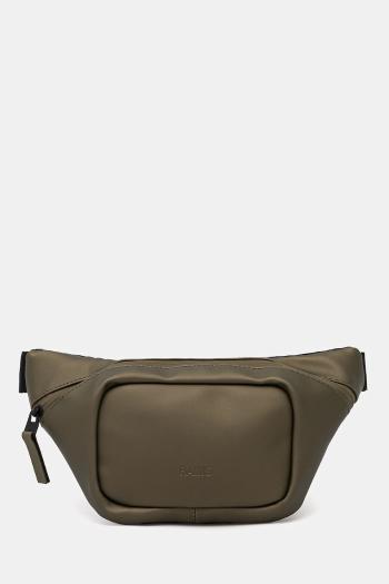 Ľadvinka Rains Bum Bag Mini W3 zelená farba, 14730