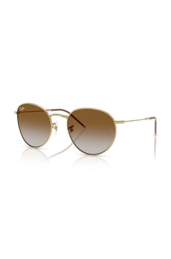 Slnečné okuliare Ray-Ban zlatá farba, 0RBR0103S