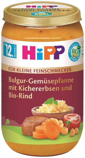 HIPP Malý gurmán BIO Bulgur so zeleninou a cícerom a BIO hovädzím mäsom 220 g