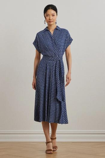 Šaty Lauren Ralph Lauren midi, áčkový strih, 200973374