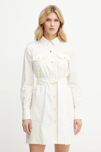 Šaty Marciano Guess PAT béžová farba, mini, áčkový strih, 5GGK42 7315A