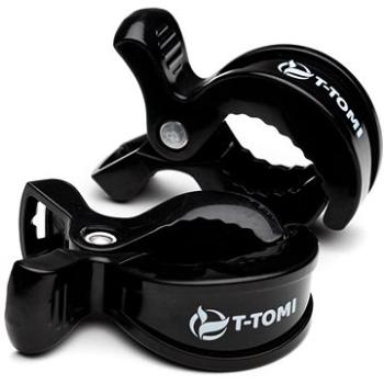 T-TOMI kočíkový štipec 2 ks, Black (8594166542174)