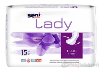 Seni Lady PLUS urologické vložky pre ženy, savosť 950ml, 20,5x42cm 15ks