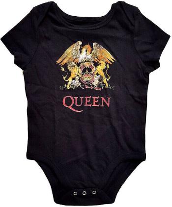 Queen Tričko Classic Crest Kids Black 1 rok