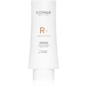 ICONIQUE Professional R+ Keratin repair Nourishing conditioner keratínový obnovujúci kondicionér pre suché a poškodené vlasy 200 ml