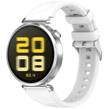 SILICONE Vymeniteľný remienok pre Huawei Watch GT 5 Pro 42mm biely